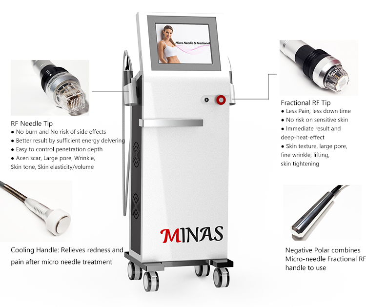 Minas TM50B Gold Microneedle RF Face Lifting Machine Price Manufacture