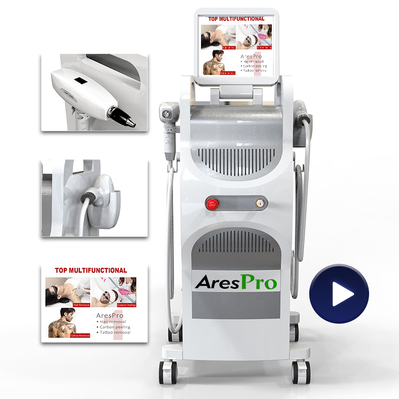 Arespro Dl900 Nd Yag Tattoo 808Nm Laser Hair Removal Machine Price Manufacture