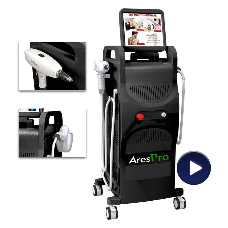 Arespro Dl900 Nd Yag Tattoo 808Nm Laser Hair Removal Machine Price Manufacture