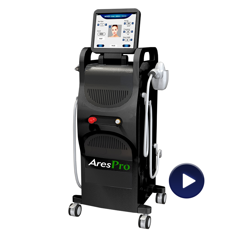 Arespro Dl900 Nd Yag Tattoo 808Nm Laser Hair Removal Machine Price Manufacture