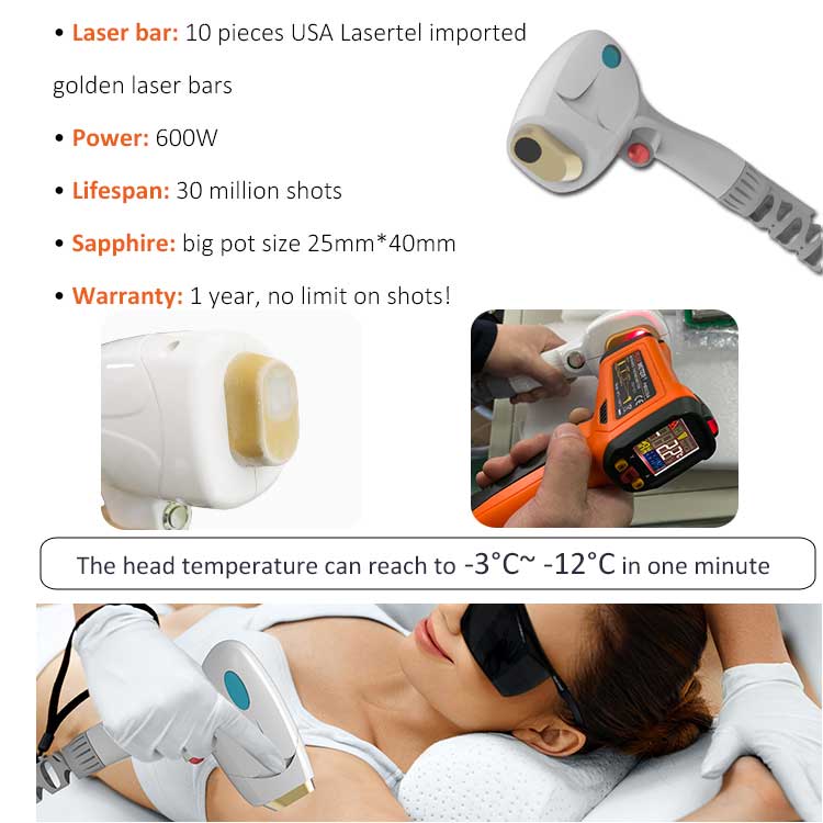 DL900 PRO-Nd Yag Tattoo Removal +Diode Laser Hair Removal