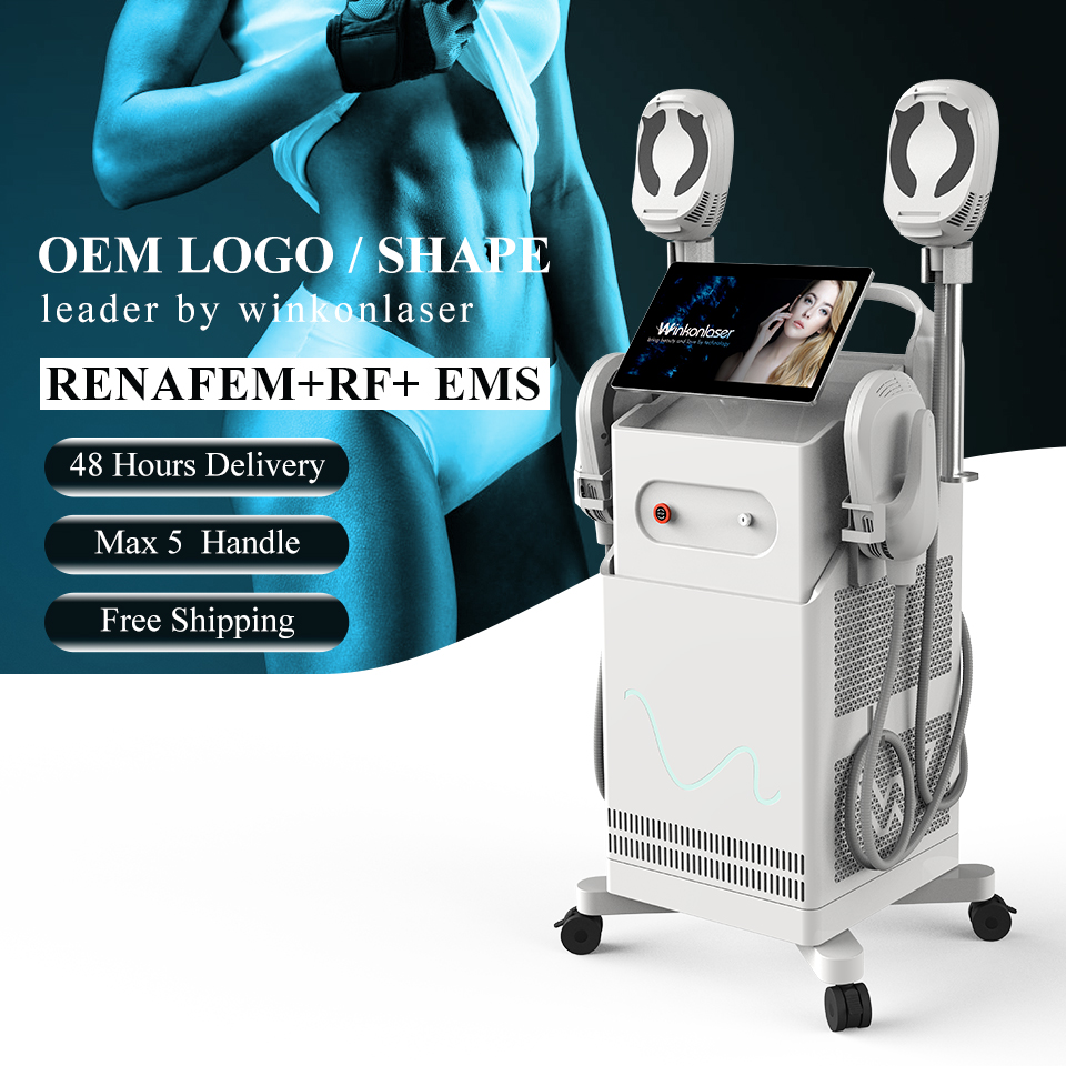 Renasculpt FE80 Electromagnetic Wave 5000W 15 Tesla Ems Sculpting Machine