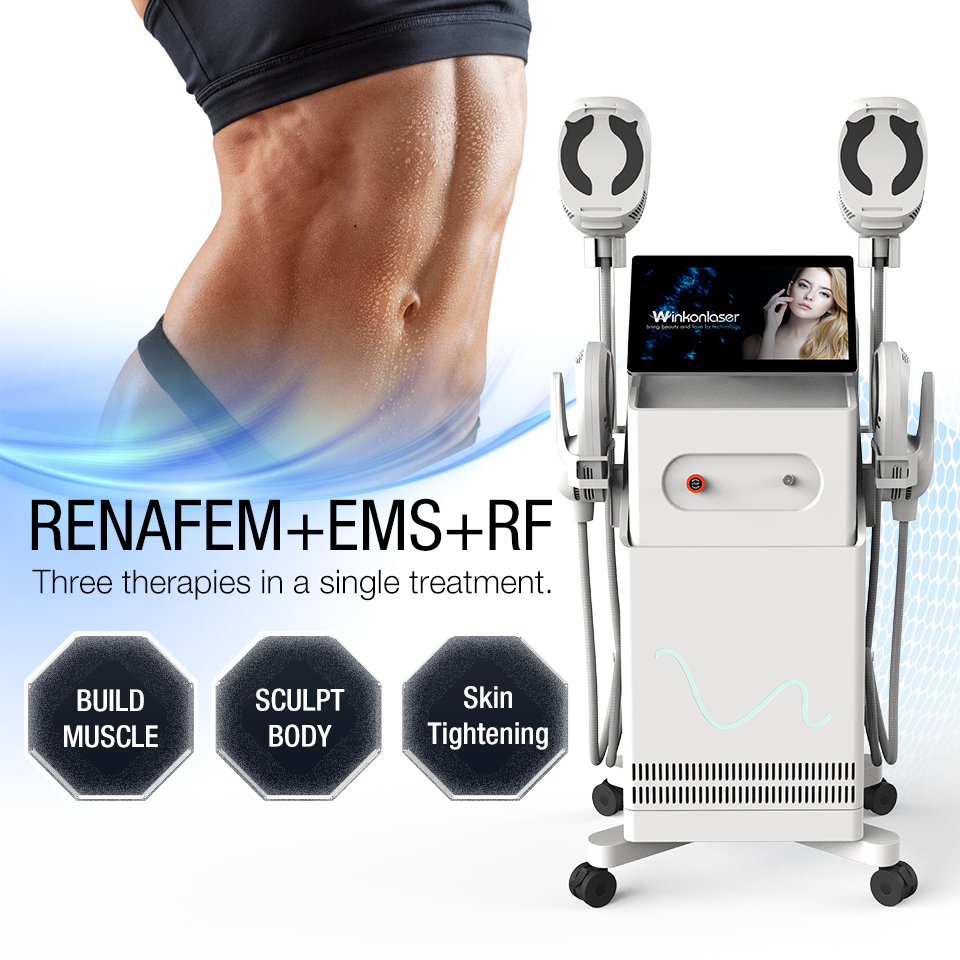 Renasculpt FE80 Electromagnetic Wave 5000W 15 Tesla Ems Sculpting Machine