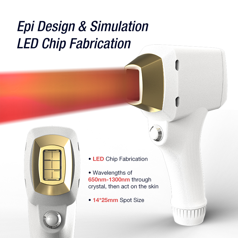 Winkonlaser® VL10 LED Hair Removal Machine 650nm~1300nm Waves Suitable All Skin Types